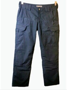 5.11 Tactical Cargo Pants Womens Size 10 Black Utility Workwear Outdoors Hiking